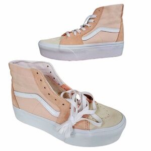 VANS Sk8-Hi Tapered Sneaker Platform Peach COlor Block Pastel Women VN0A5JMKB0D‎